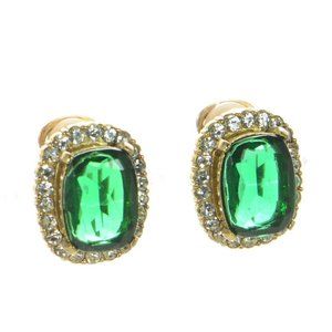 Oscar de la Renta Lady Spencer Crystal Clip-on Earrings